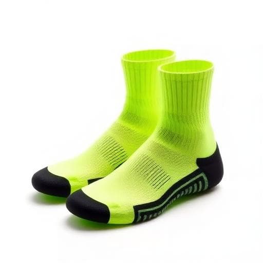 Neon Athletic Crew Socks