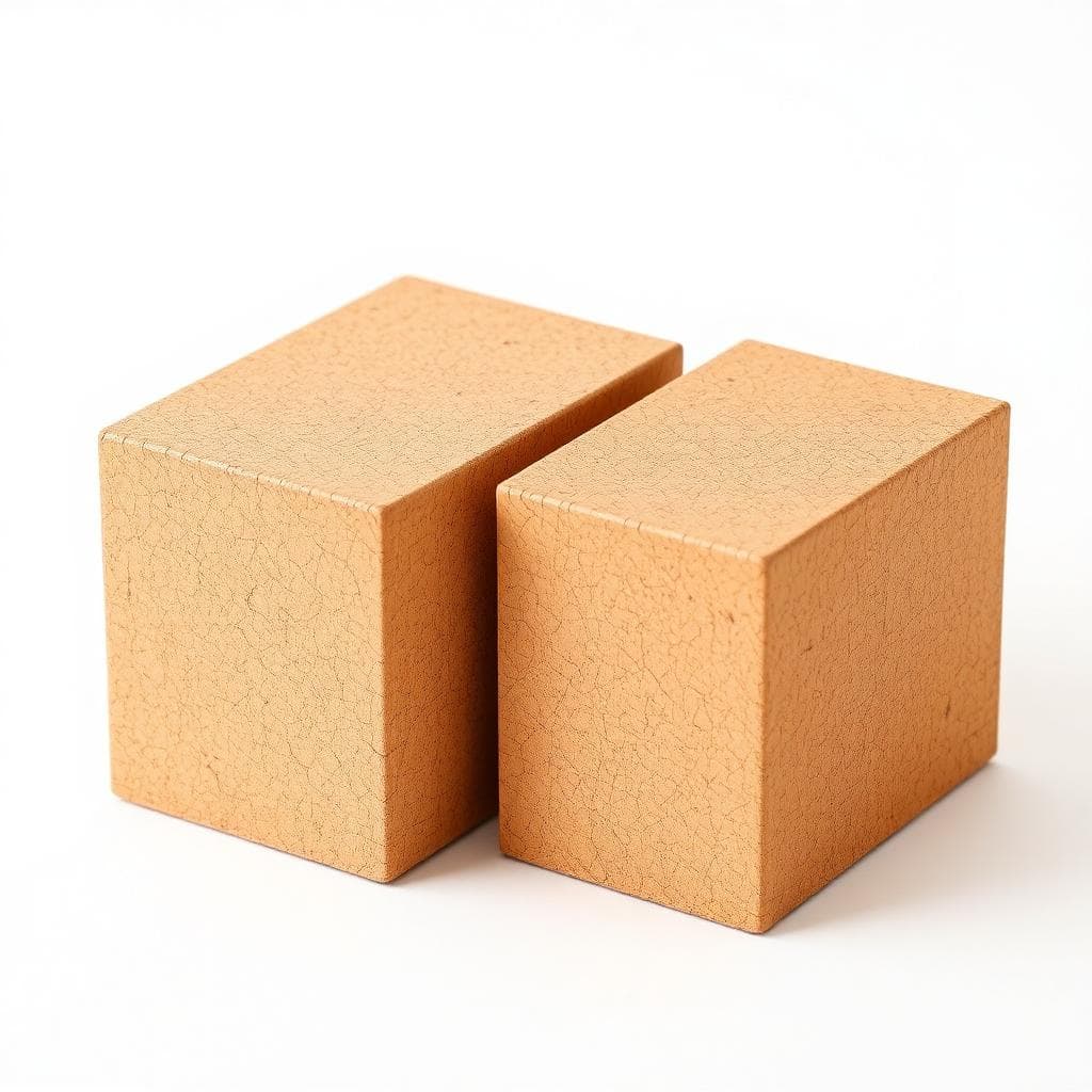 Natural Cork Yoga Blocks (Pair)